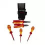 C.K T5980 Essential työkalusarja, VDE 1000 V, Magma-vyölaukulla, CombiCutter3 160 mm, yhdistelmäpihdit 185 mm ja 3 Dextro VDE ruuvimeisseliä