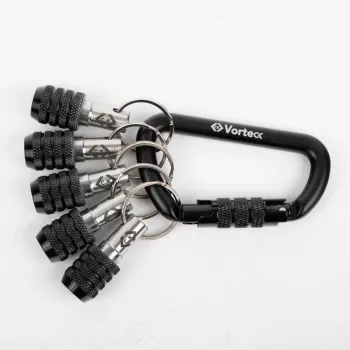 C.K Tools T4575 tarvikepidike karabiinikoukulla, 5 kpl:n sarja