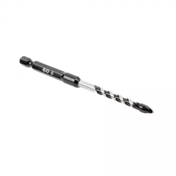 C.K Tools T3115 060 6 mm laattapora volframikarbidikärjellä, 105 mm pituus, 1/4 tuuman kuusiokanta, 40CR teräs