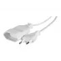 CUC Exertis Connect 573722 jatkojohto sisäkäyttöön, 1 AC-pistorasia, 1,8 m, valkoinen