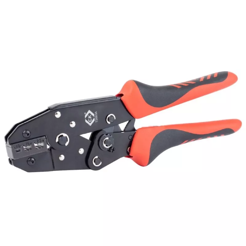 C.K Tools T3683A puristuspihdit johdinpäätteille 10-25 mm²
