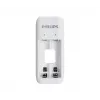 Philips SCB2070NB/00 akkulaturi ja 2x AA 700 mAh akkua