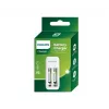 Philips SCB2070NB/00 akkulaturi ja 2x AA 700 mAh ladattavat akut
