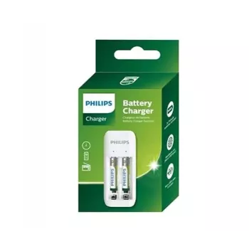 Philips SCB2070NB/00 akkulaturi ja 2x AA 700 mAh akkua