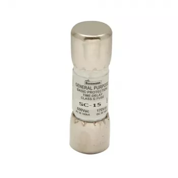 Eaton BK/SC-15 Bussmann SC-sulake luokka G 15 A 600 V AC 170 V DC nopea patruunasulake