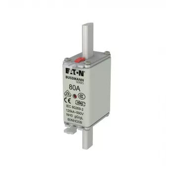 Eaton 80NHG0B NH-sulake koko 0, 80 A, 500 V AC, gG, mekaaninen ilmaisin, 3 kpl:n pakkaus