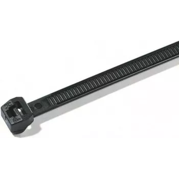 HellermannTyton T50MOS-HS-BK-C1 nippuside, 245 mm x 4,6 mm, musta, 100 kpl