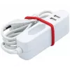 EXERTIS CONNECT jatkojohto 2 USB-liitännällä, valkoinen, 1,5 m 808521