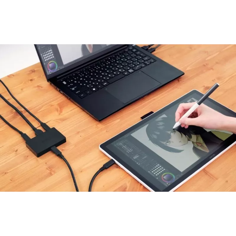 Wacom sovitinsarja Movink OLED 13:lle ja Wacom One 14:lle - USB-C - HDMI