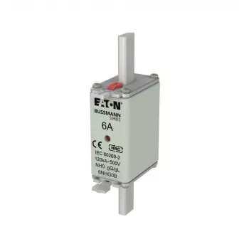 Eaton 6NHG0B NH-sulake mekaanisella ilmaisimella, koko NH0, 6 A, 500 V AC, gG, 3 kpl pakkaus
