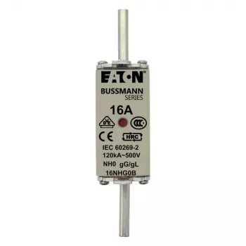 Eaton 6NHG0B NH-sulake mekaanisella ilmaisimella, koko NH0, 6 A, 500 V AC, gG, 3 kpl pakkaus