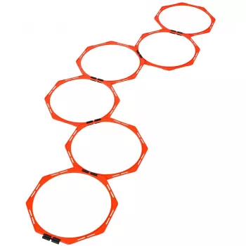 Select koordinaatiorengassarja 6 renkaalla ja kantolaukulla, 40 cm halkaisija, keltainen