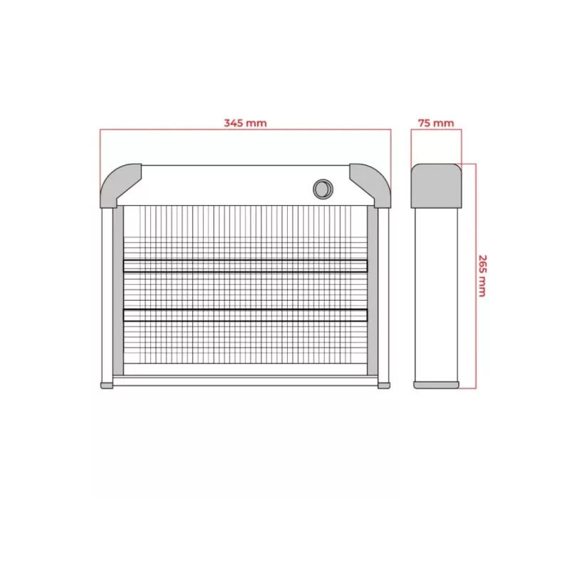 LUMIO hyttyslamppu 16W, 230V, 60m² (MKE004)