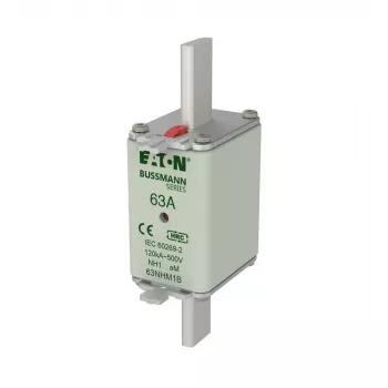 Eaton 63NHM1B NH-sulakevaroke, koko 1, 63 A, 500 V AC, gG, 3 kpl:n pakkaus