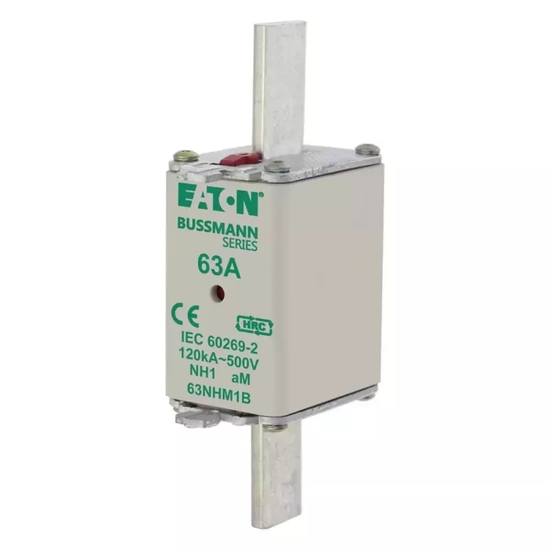Eaton 63NHM1B NH-sulakevaroke, koko 1, 63 A, 500 V AC, gG, 3 kpl:n pakkaus