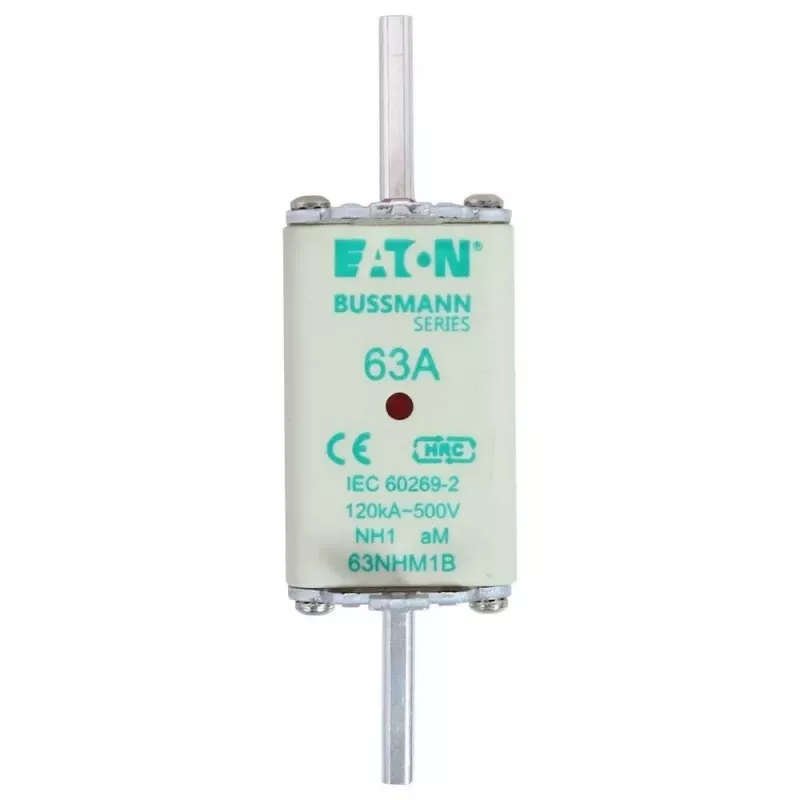 Eaton 63NHM1B NH-sulakevaroke, koko 1, 63 A, 500 V AC, gG, 3 kpl:n pakkaus