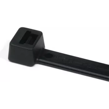 HellermannTyton T50R musta polyamidi nippuside 200mm x 4,6mm, 100 kpl:n pakkaus 111-04950