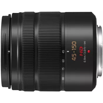 Panasonic Lumix G X Vario 45-150mm f/4.0-5.6 ASPH. MEGA O.I.S. objektiivi (musta) H-FS45150E-K