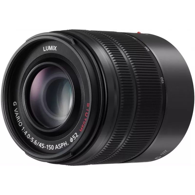 Panasonic Lumix G X Vario 45-150mm f/4.0-5.6 ASPH. MEGA O.I.S. objektiivi (musta) H-FS45150E-K