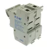 Eaton CH142DU 2-napainen sylinterimäinen sulakepidike, 50 A, 690 V AC, DIN-kiskokiinnitys, 14 x 51 mm