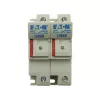 Eaton CH142DU 2-napainen sylinterimäinen sulakepidike, 50 A, 690 V AC, DIN-kiskokiinnitys, 14 x 51 mm