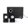Nedis CSPR10021BK 2.1 PC-kaiutinsarja, 33 W, USB-virta, musta