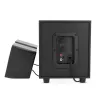 Nedis CSPR10021BK 2.1 PC-kaiutinsarja, 33 W, USB-virta, musta