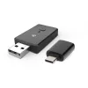 Nedis CKAA2400BK Bluetooth 5.0 USB-A sovitin musta 10 m kantama