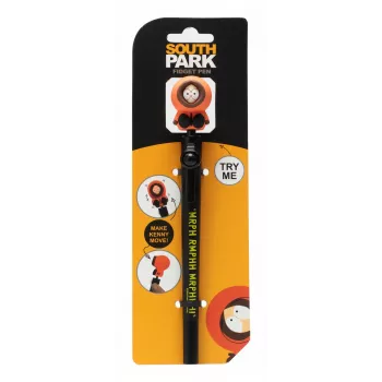THUMBS UP Fidget Pen - South Park kuulakärkikynä, musta muste, 1,0 mm 5056563717447