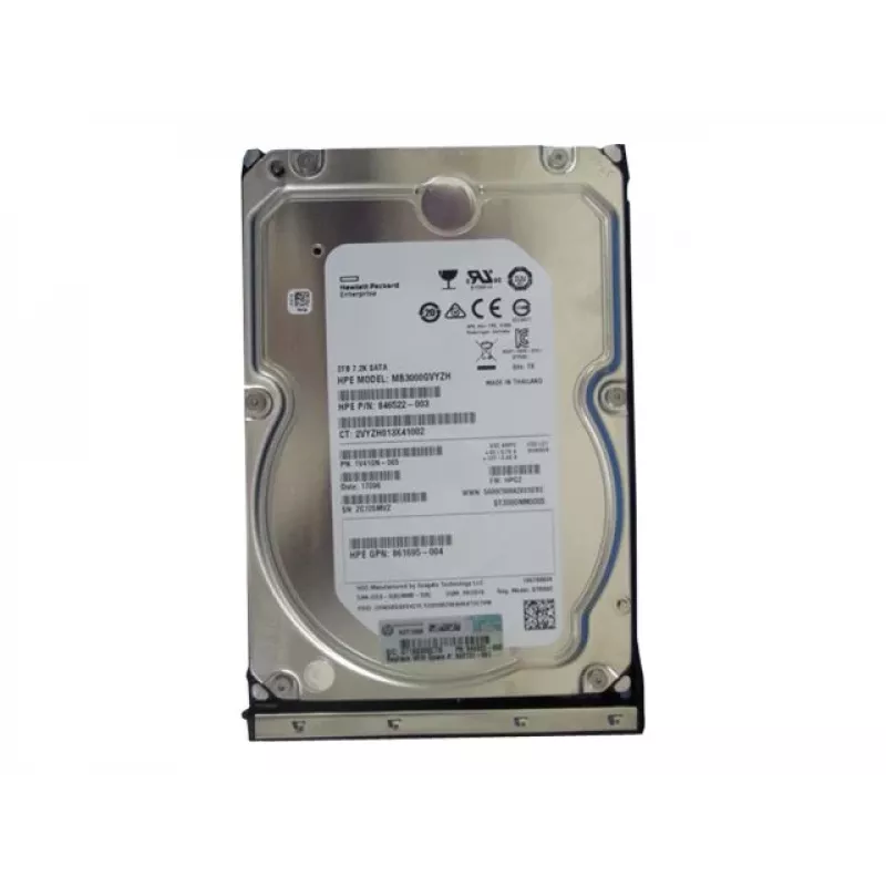 HPE 3TB 6G 7.2K LFF SATA Midline Low Power -kiintolevy (862131-001)