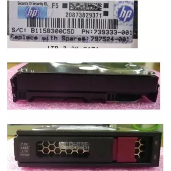 HPE Midline 1TB SATA 6Gb/s 3,5 tuuman LFF Low Profile -sisäinen kiintolevy Apollo 4510 Gen9:lle