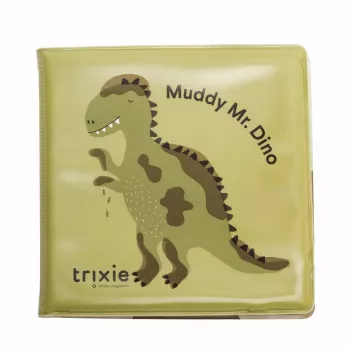 Trixie dinosaurus kylpykirja, vedenpitävä, kelluva, rapisevat sivut, 6m+