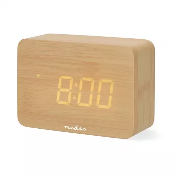 Nedis digitaalinen radiokello, puu