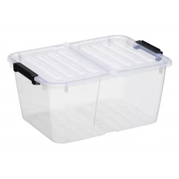 plast team HOME BOX FLEX 15L säilytyslaatikko taitettavalla kannella, kierrätys-PP, 1 kpl 23010800