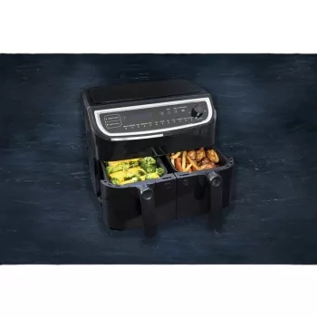 Gastronoma Dual Basket -kiertoilmakypsennin 9L 2400W musta