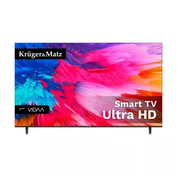 Kruger&Matz KM0250UHD-V3 50 tuuman 4K UHD Smart LED TV VIDAA U5:llä, DVB-T2/S2, HDR10, Bluetooth, puheohjaus