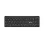 Natec Tang US langaton näppäimistö Bluetooth + 2,4 GHz Silent Slim musta