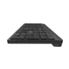Natec Tang US langaton näppäimistö Bluetooth + 2,4 GHz Silent Slim musta