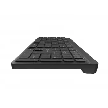 Natec Tang US langaton näppäimistö Bluetooth + 2,4 GHz Silent Slim musta