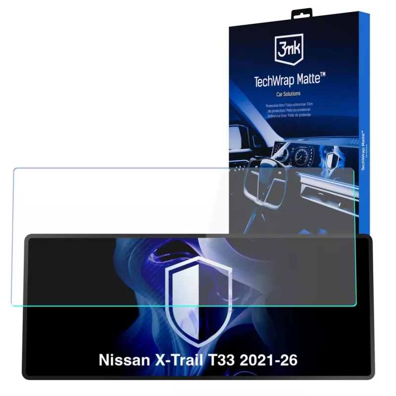 3MK PROTECTION Nissan X-Trail T33 (2021-2026) – 3mk TechWrap matta keskusnäyttö