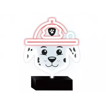 PAW Patrol LED-neonvalaisin jalustalla lapsille, Marshall