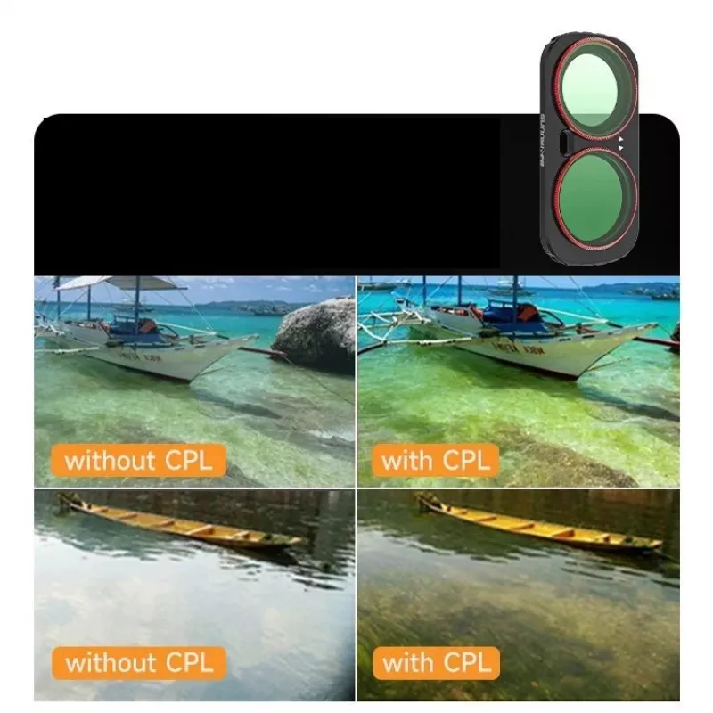 Sunnylife magneettinen CPL-suodatin Insta360 Luna Ultralle (LU-FI235-C)
