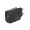 MOVANO GaN 20W USB-C PD + USB-A laturi (musta)