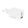 MOVANO GaN 65W 2x USB-C PD + USB-A laturi (valkoinen)