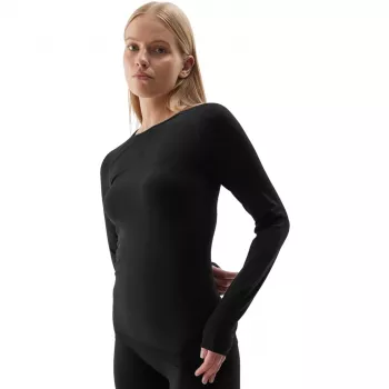 Naisten Thermoaktiv T-paita 4F F152 Deep Black M/L