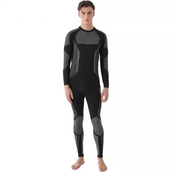 Miesten Thermoactive-leggingsit 4F M166 Deep Black S/M