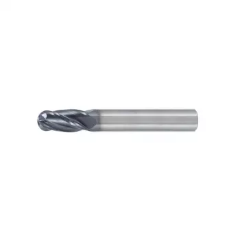 Täyskarbidinen kulmapyöristetty jyrsin 12,0 mm, R6,0, 4-teräinen, 16/73 mm