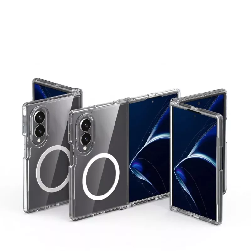 Tech-Protect Flexair Hybrid MagSafe kuori Samsung Galaxy Z Fold 8 - läpinäkyvä