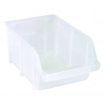 raaco Bin 4 läpinäkyvä lokerolaatikko, 10 l (130110)
