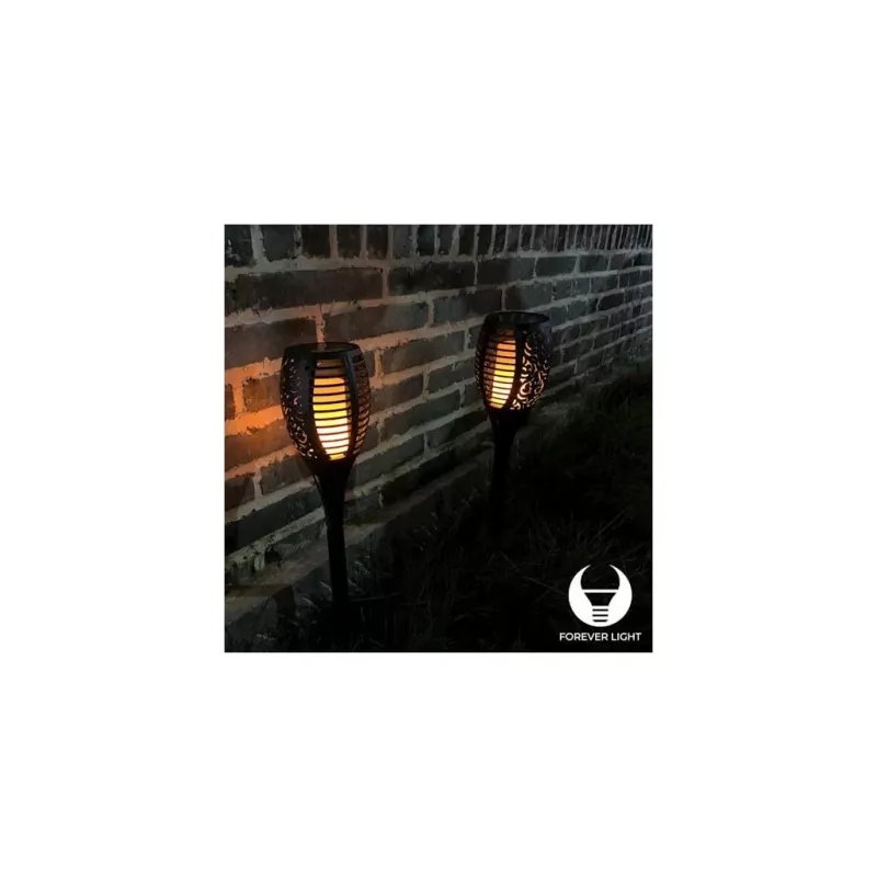 Forever Light 12 LED aurinkoladattava taskulamppu 2,4W 300mAh